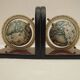 pair of vintage formica bookends