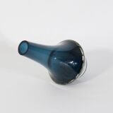 Vintage Blue Vase Erkkitapio Siiroinen Riihimäen Lasi