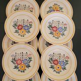 10 flat plates HBC Choisy le Roi