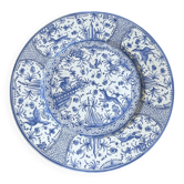 Large serving dish in hand-painted Coimbra ceramic.