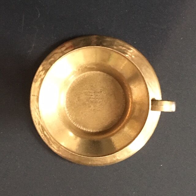 Brass candle holder