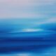 Abstract painting painting "AZURINE" handmade