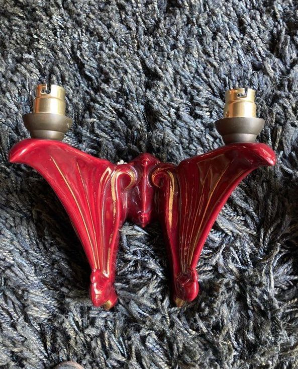 Ceramic wall lamps 40s