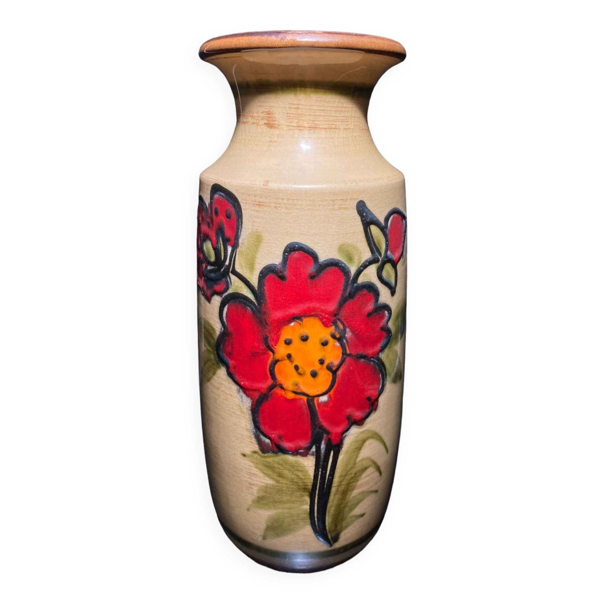 Vase en céramique signé Scheurich 239-41