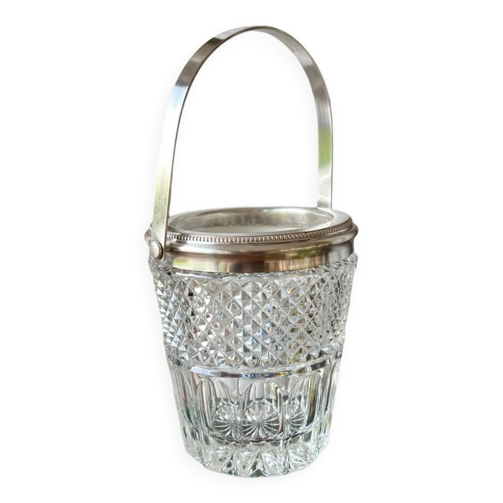 Crystal ice bucket