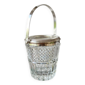 Crystal ice bucket