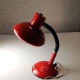 Red desk lamp