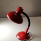 Red desk lamp