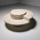 Mactan stone coffee table by Magnussen Ponte, 1980s