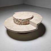 Mactan stone coffee table by Magnussen Ponte, 1980s