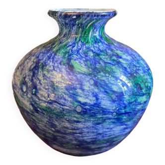 Vase en pâte de verre