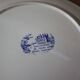 Vintage round dish Sarreguemines Castle model