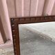 Wall mirror in carved solid wood, Henri II style, 52x45cm.