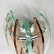 Pair of Italian Murano Glass & Chrome Sconces by Veca, Marked