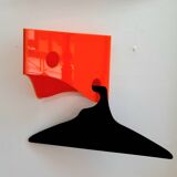 Prisunic style plexiglass coat rack