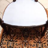 fauteuil de bureau style Louis XVI, acajou ,fin XIXè restauré à neuf