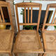 4 chairs cans art deco 1920 1930 in wood and antique canning