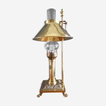 Contemporary laying lamp " orient express " bronze