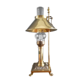 Contemporary laying lamp " orient express " bronze