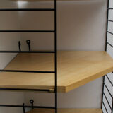 1960s corner wall unit in ash , Nisse Strinning Sweden