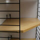 1960s corner wall unit in ash , Nisse Strinning Sweden