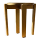 Tabouret vintage doré