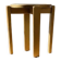 Tabouret vintage doré