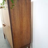 Palissander fineer Palette Möbel kast met 4 vakken en ronde grepen