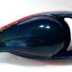 Vase Vallauris forme libre moderniste 1950-60 Bleu rouge