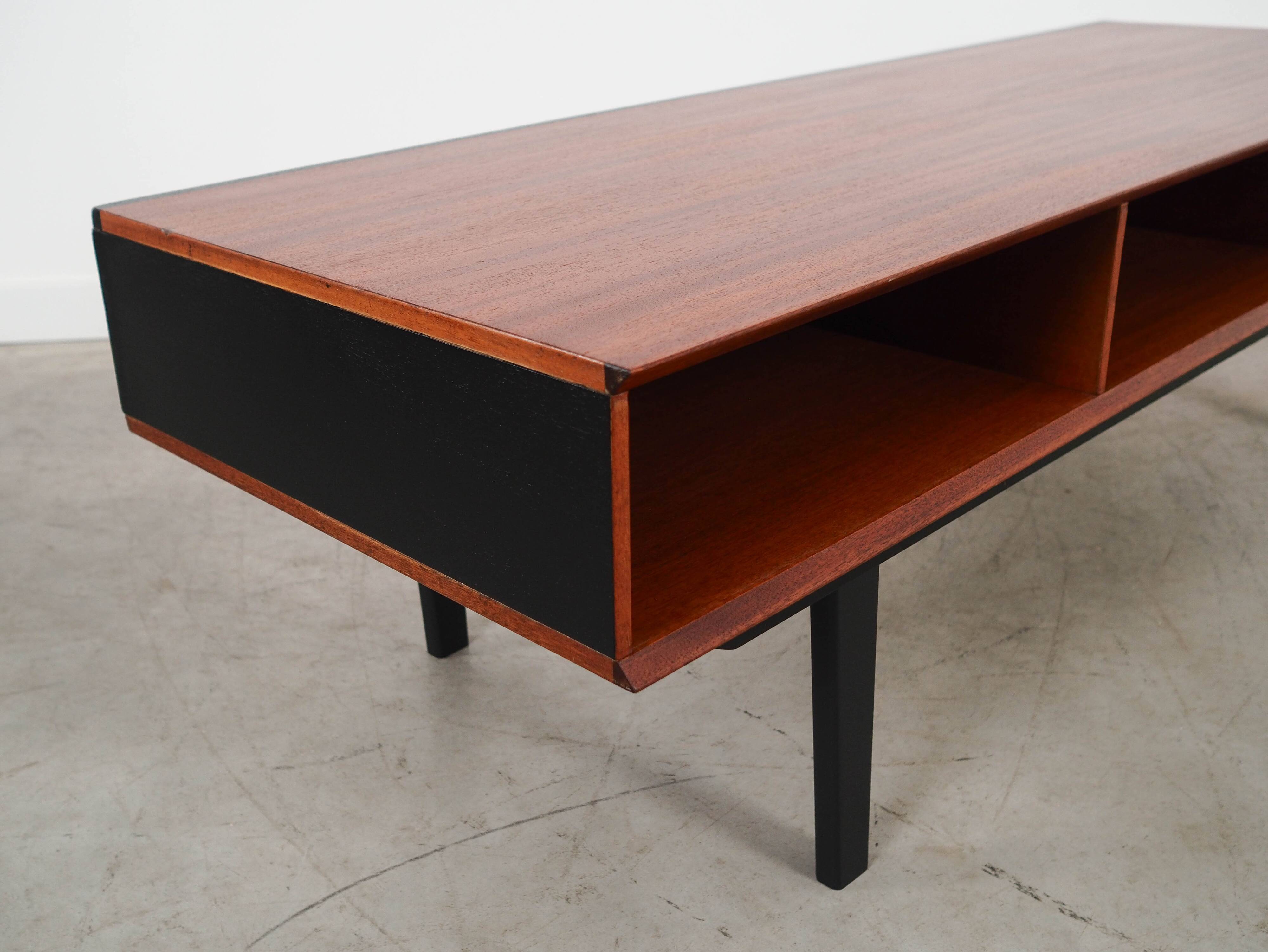 Teak lowboard, Danish design, 1970s, made in Denmark