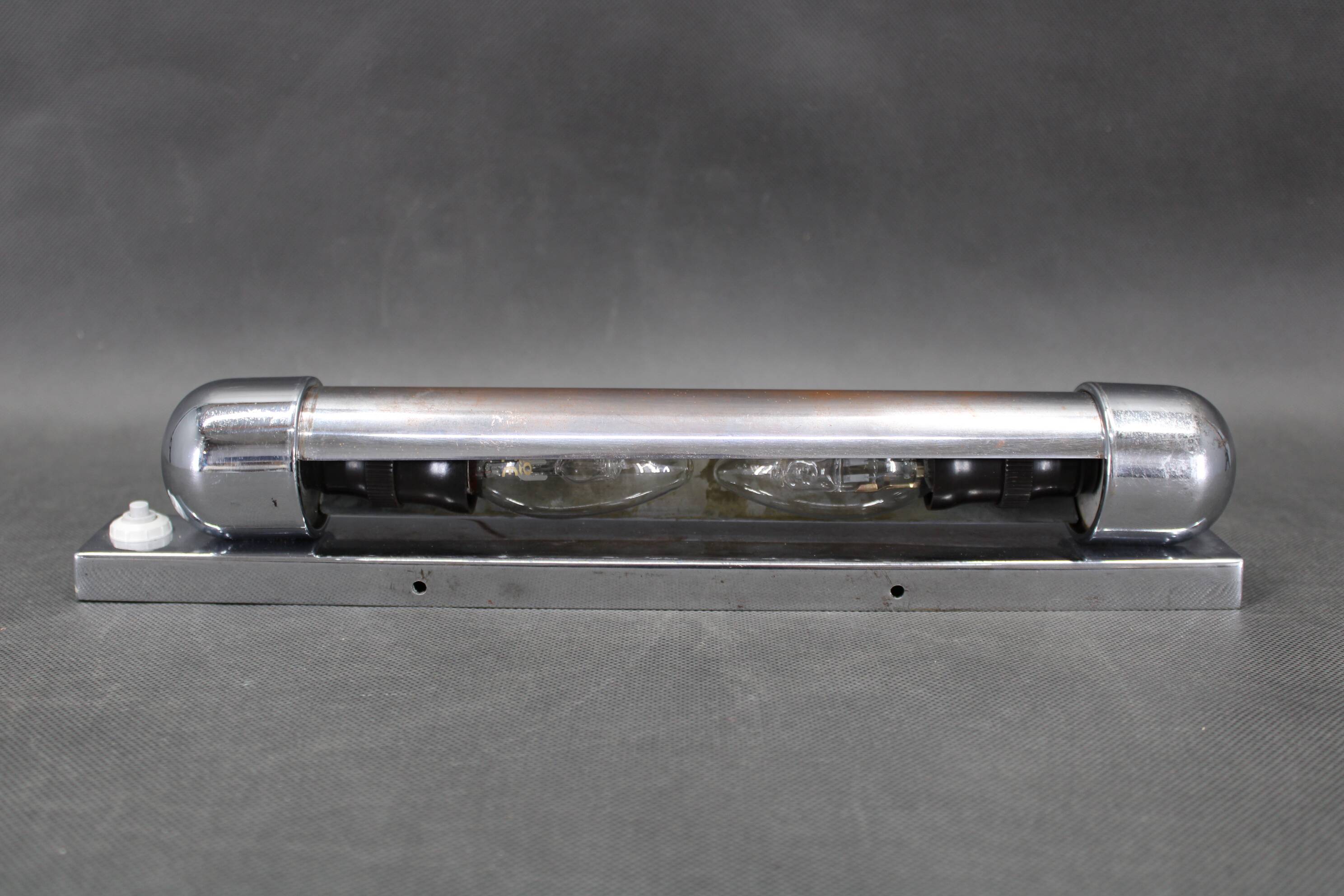 1940s Bauhaus Wall Light by Napako, Czechoslovakia