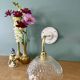 Vintage glass elbow wall light - tableware collection - (ACCV1)