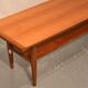 Table basse scandinave en teck