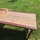 Chaise longue rotin 1930