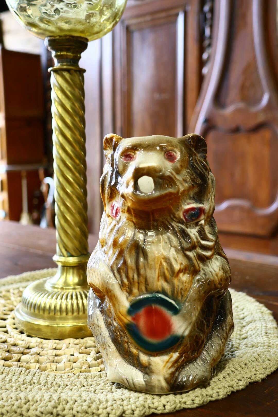 Tambourine bear slushie pitcher