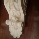 Wall lamp, console, raven, plaster support (staff) wall art décor