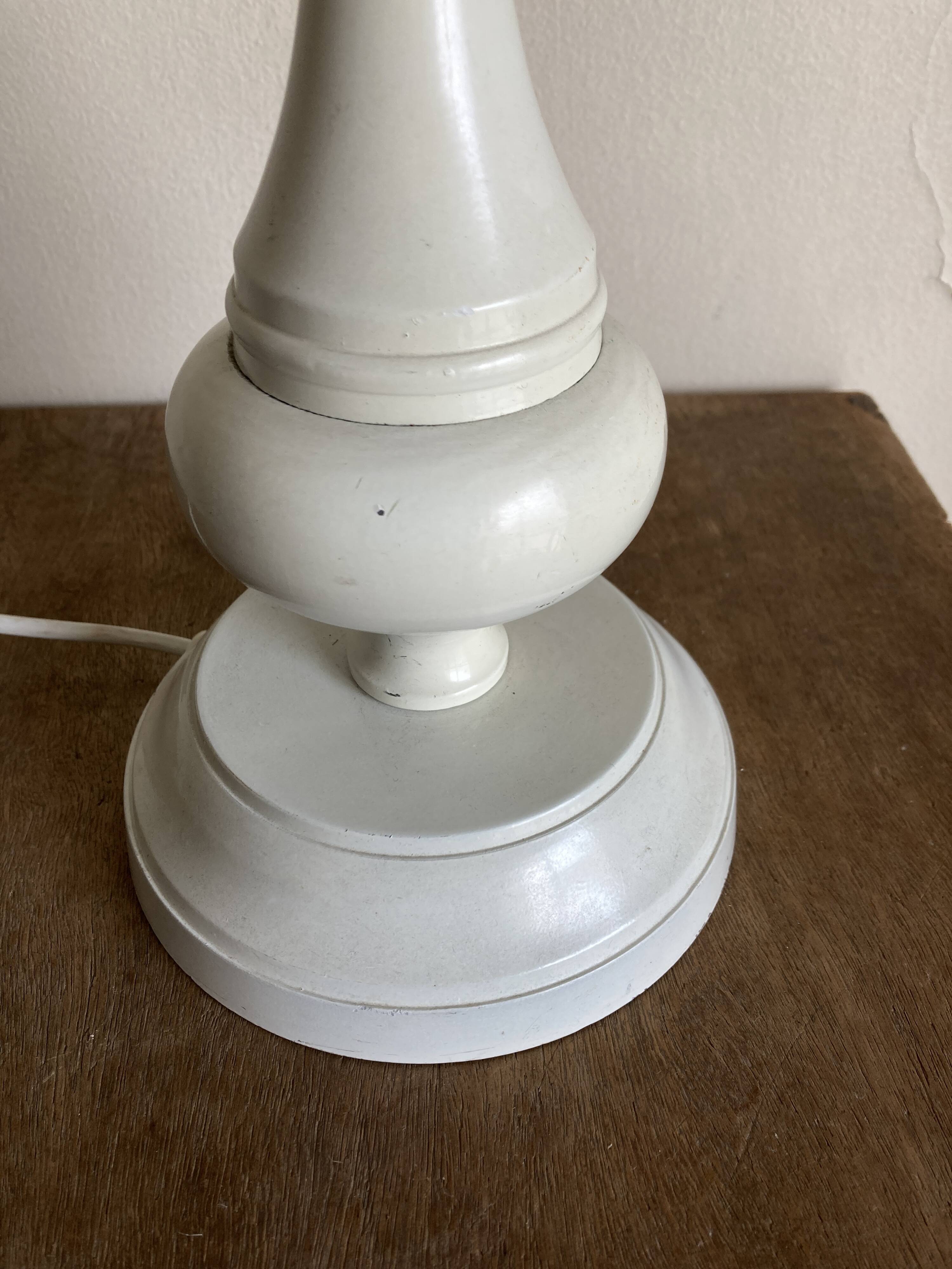 XXL cast iron baluster lamp 1970 Carnaby William Morris Revival