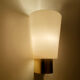 Pair of vintage Limburg wall lights, glass, 70s