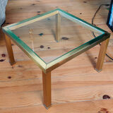 Table basse d'appoint en laiton