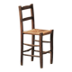 Peasant chair in wood and straw, Folk Art, around 1900