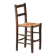 Peasant chair in wood and straw, Folk Art, around 1900