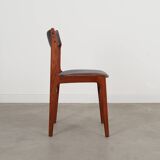 Ensemble de six chaises en teck, design danois, années 1960, production : Danemark