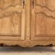 Vintage raw wood cabinet