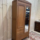 Armoire, penderie en chêne massif époque 1950-1960