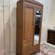 Armoire - Penderie en chêne massif époque 1950/1960