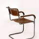 Chaise cantilever en chrome B34 restaurée de Bauhaus par Marcel Breuer, années 1930