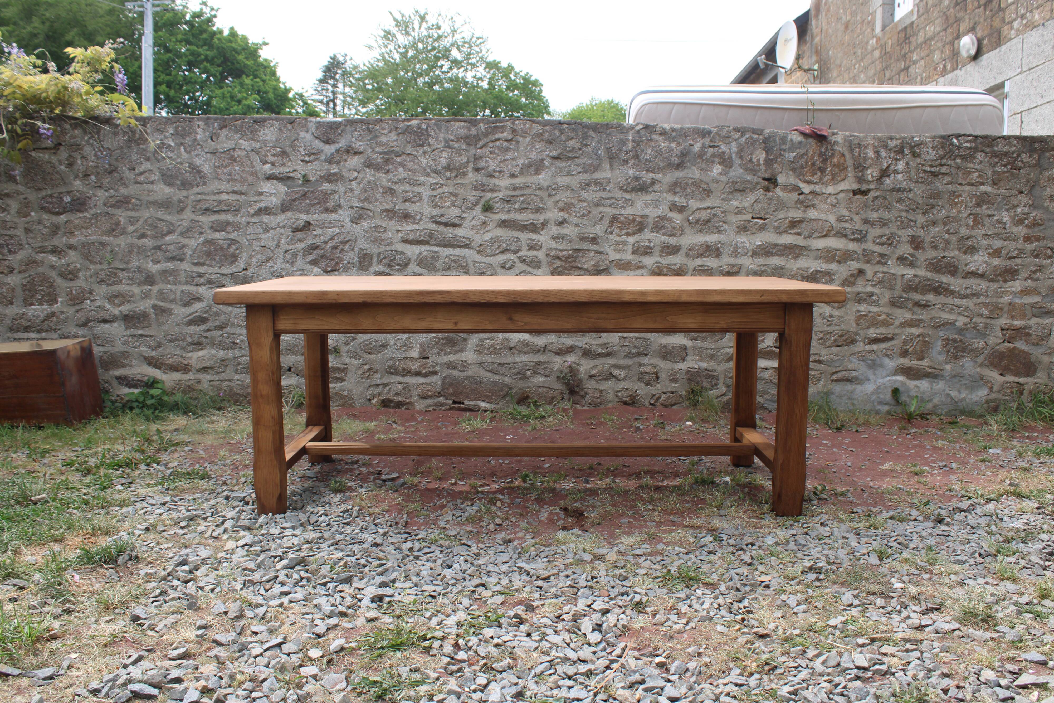 Large extendable farmhouse table 200 to 300 cm – 12/14 people
