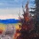 Vintage original landscape oil painting