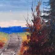 Vintage original landscape oil painting