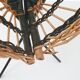 Vintage rattan magazine holders
